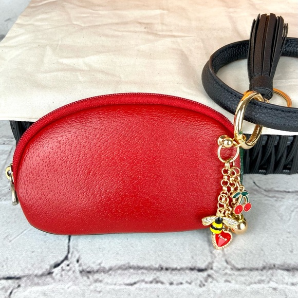 Gucci GG coin card keychain wristlet bracelet - Picture 2 of 15